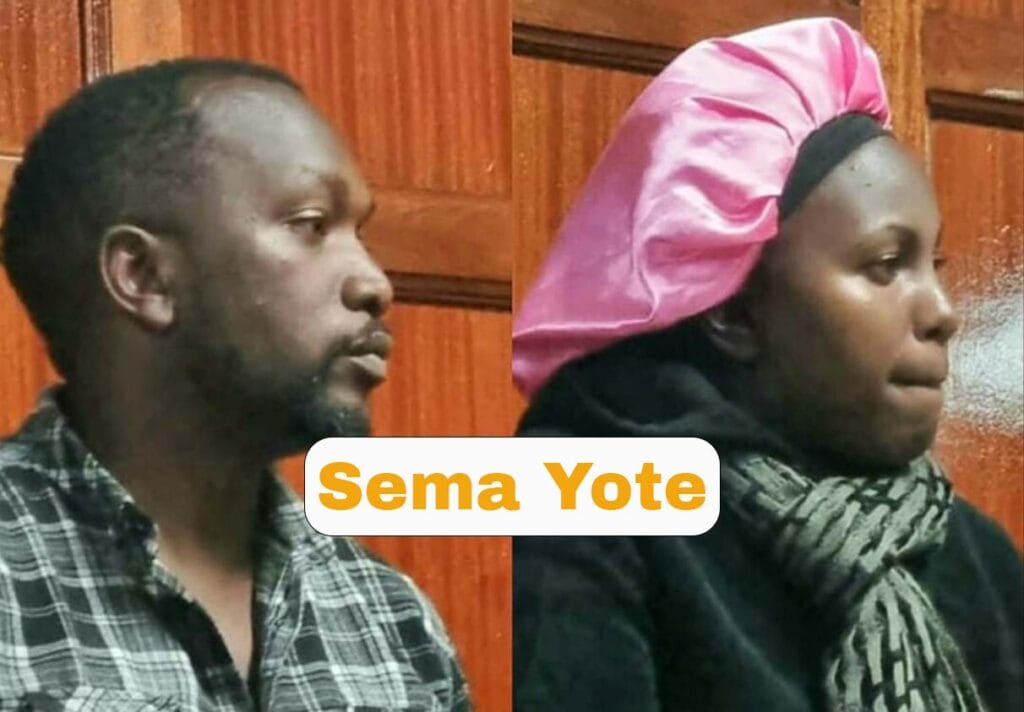Eric Mutembei Mureithi and Evalyne Waruta Charged with Theft Eric Mutembei Mureithi and Evalyne Waruta