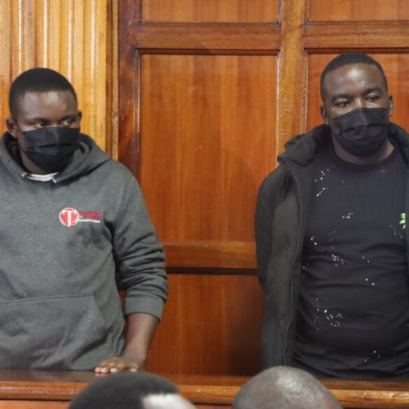 Breaking News: Luis Borura Nyawira and Stephen Wafula Okoni Charged with Felony in Nairobi CBD Borura Nyawira and Stephen Wafula Okoni