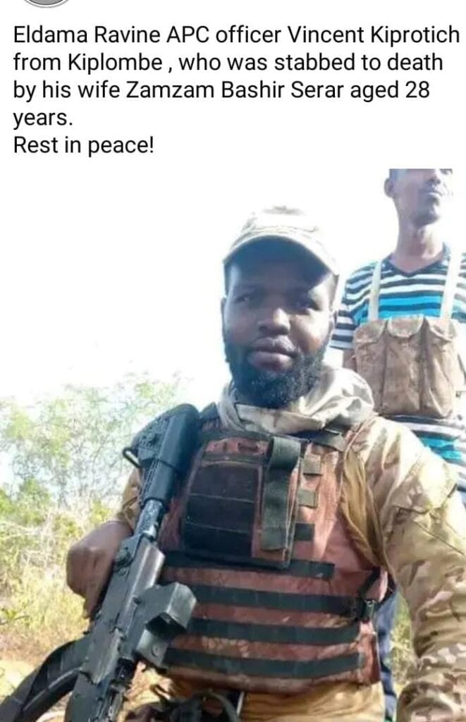 Officer Vincent Kiprotich