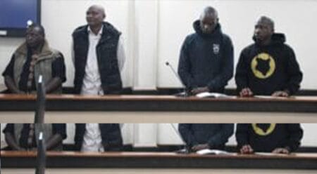 Joseph Ndungu Guchecha, Ramadhan Kariuki Gitau, Edwin Wanjala Barasa, and Francis Kyalo Mwandandu Charged in Nairobi