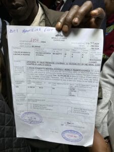 David Nyamasyo kitonga and Monica ndunge kitonga appeared before Milimani Chief Magistrate Susan shitubi and denied the charge levelled to them