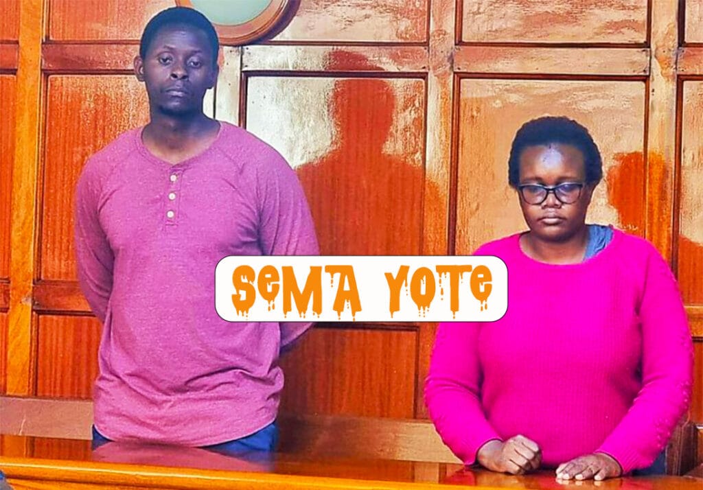 Controversial Mwanamisi Adori Sakwa and Sammy Martins Mwangi charged with Sh17M Fraud Mwanamisi Adori Sakwa and Sammy Martins Mwangi