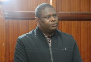 Auctioneer Keneth Korir