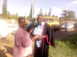 Nurse Emmanuel Wekesa and her Sister Elizabeth Wekesa