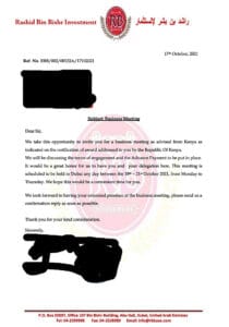 Rodgers Omwamba falsely claims to be consultant for His Highness Sheikh Mohammed bin Rashid Al Maktoum