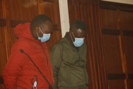 Emmanuel Wafula Othatcher and Willy Kiplimo charged in court for stealing one million US dollars Emmanuel Wafula Othatcher and Willy Kiplimo