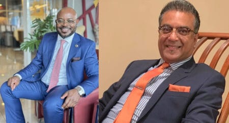 lawyer Conrad Maloba and Lawyer Nazir Bhaduralli Nurmohammad