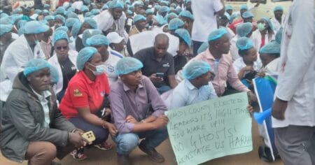 Nandi County health workers
