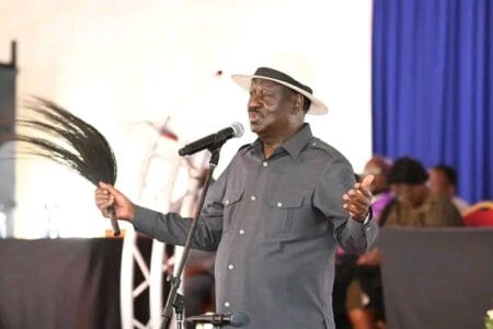 former Prime Minister Raila Odinga