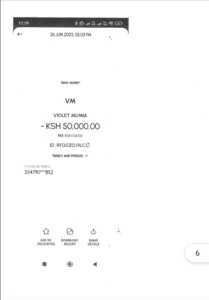 mpesa transaction
