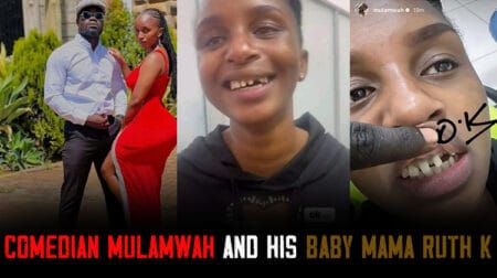 comedian Mulamwah and his baby mama Ruth K