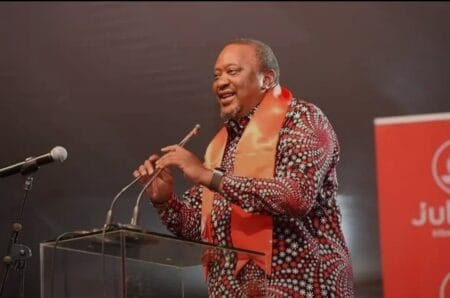 President Uhuru Kenyatta on Jubilee Party