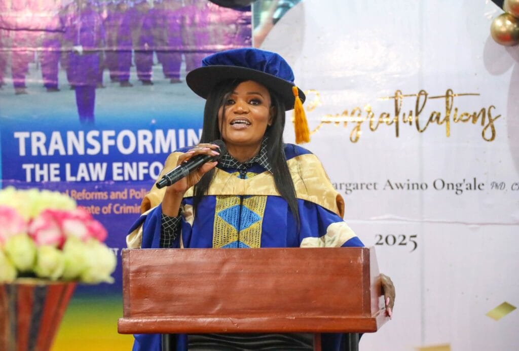 Dr Margaret Awino Ongale,Pioneering DCI Officer Launches Book on Transforming Kenya’s Law Enforcement Dr Margaret Awino Ongale