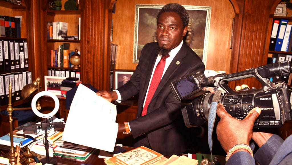 Former Law Society of Kenya president Nelson Havi